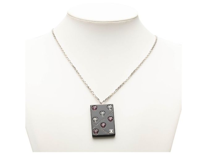 Chanel Coco Mark Chain Anhänger-Halskette - Ansicht 6