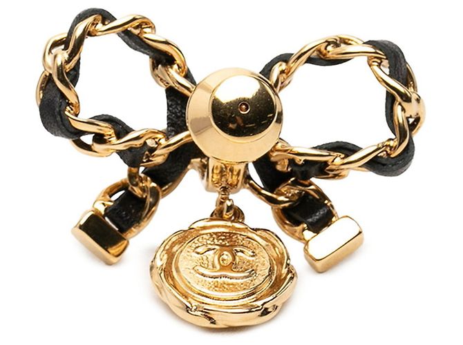 Spilla Chanel Coco Mark con motivo a nastro - vista 2