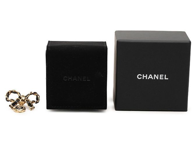 Spilla Chanel Coco Mark con motivo a nastro - vista 4