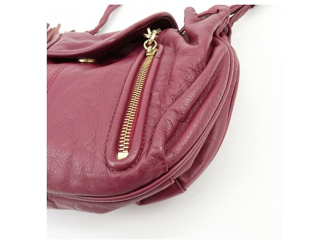 Chloé Borsa a tracolla in pelle Chloe See By Chloe Bordeaux - vista 10