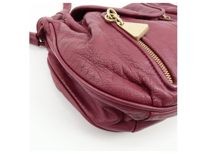 Chloé Borsa a tracolla in pelle Chloe See By Chloe Bordeaux - vista 11