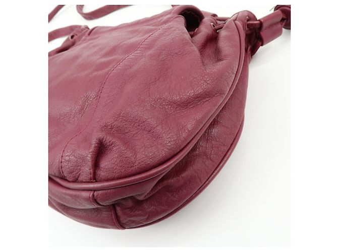 Chloé Borsa a tracolla in pelle Chloe See By Chloe Bordeaux - vista 13