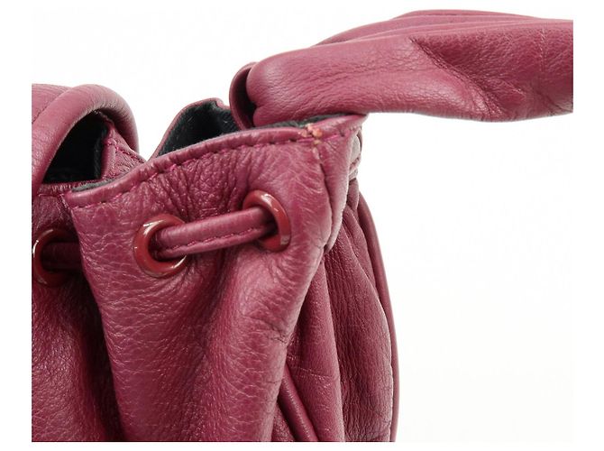 Chloé Borsa a tracolla in pelle Chloe See By Chloe Bordeaux - vista 14