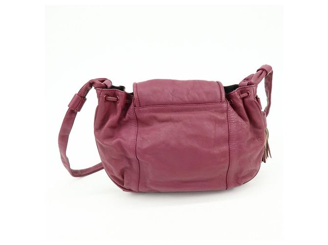 Chloé Borsa a tracolla in pelle Chloe See By Chloe Bordeaux - vista 2