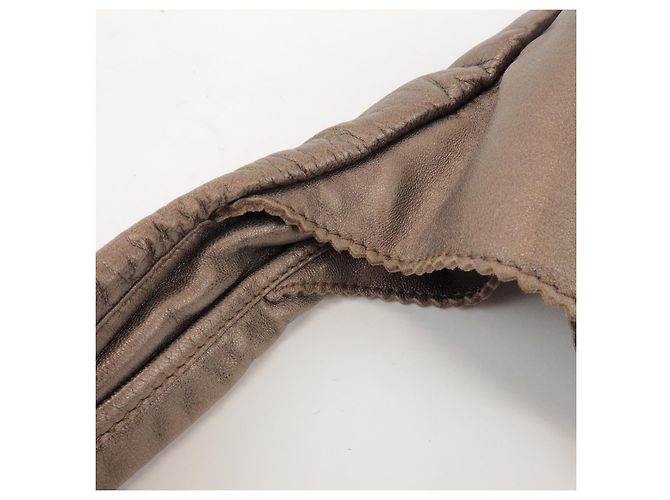 Borsa a spalla e borsa a mano LOEWE Anagram in pelle Bronze - vista 10
