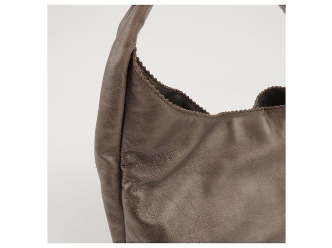 Borsa a spalla e borsa a mano LOEWE Anagram in pelle Bronze - vista 17