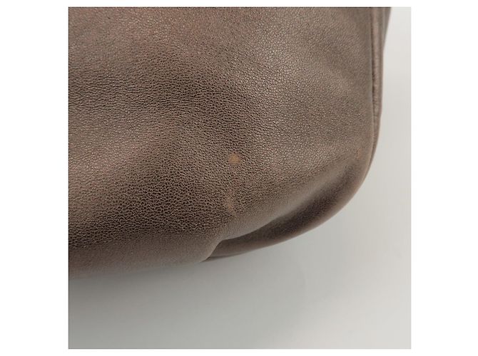 Borsa a spalla e borsa a mano LOEWE Anagram in pelle Bronze - vista 18