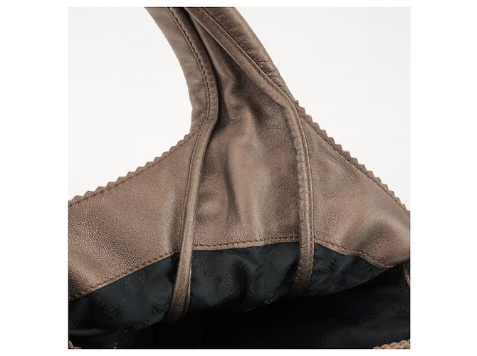 Borsa a spalla e borsa a mano LOEWE Anagram in pelle Bronze - vista 23
