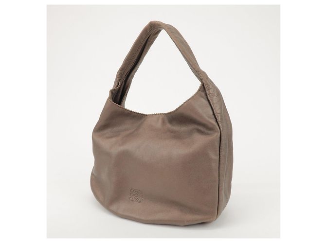 Borsa a spalla e borsa a mano LOEWE Anagram in pelle Bronze - vista 3