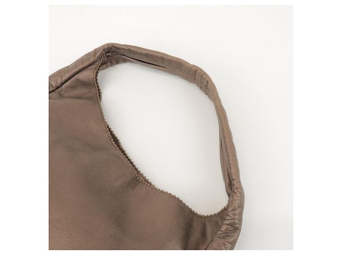 Borsa a spalla e borsa a mano LOEWE Anagram in pelle Bronze - vista 6