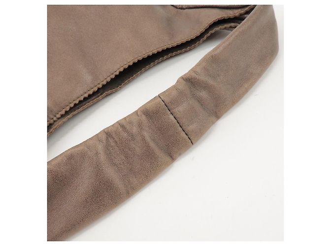 Borsa a spalla e borsa a mano LOEWE Anagram in pelle Bronze - vista 7