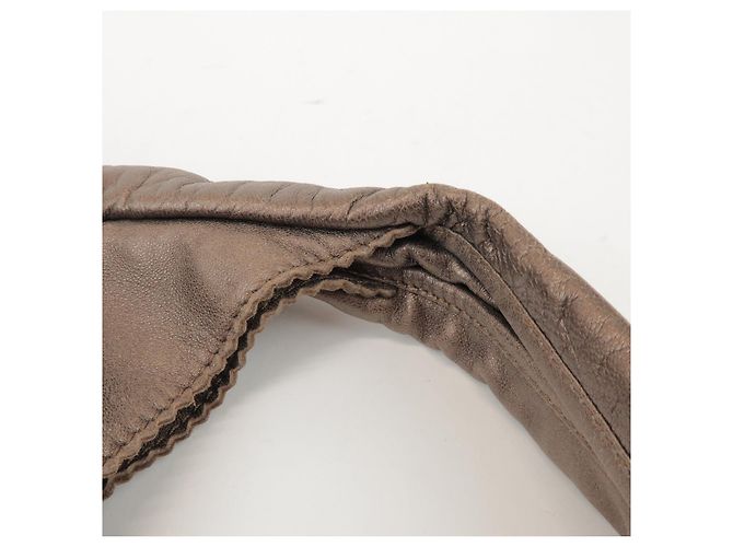 Borsa a spalla e borsa a mano LOEWE Anagram in pelle Bronze - vista 9