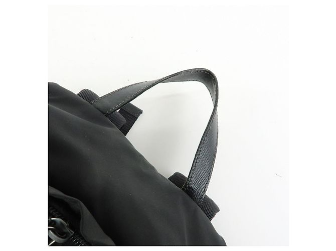PRADA Triangle Logo Nylon Leather Backpack Camouflage VZ0066 - view 6