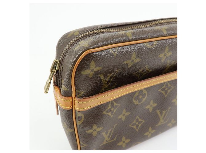 Louis Vuitton Monogram Compiegne 23 Pouch Clutch Bag Brown M51845 - vista 10