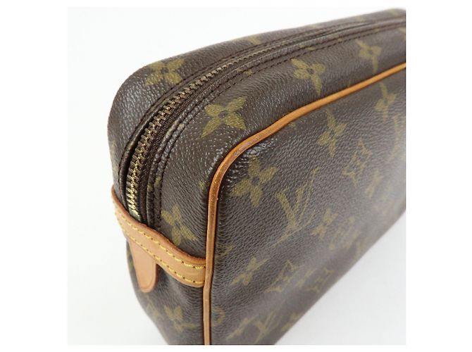Louis Vuitton Monogram Compiegne 23 Pouch Clutch Bag Brown M51845 - vista 12