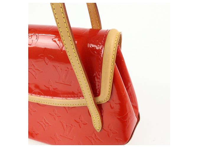 Borsa a tracolla Louis Vuitton Monogram Vernis Leather Biscayne Bay PM - vista 16