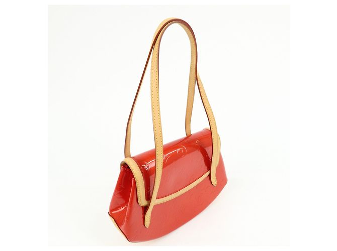Borsa a tracolla Louis Vuitton Monogram Vernis Leather Biscayne Bay PM - vista 4
