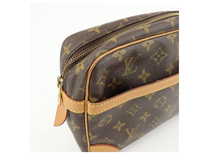 Louis Vuitton Monogram Compiegne 28 Pouch Clutch Bag Brown M51845 - vista 10