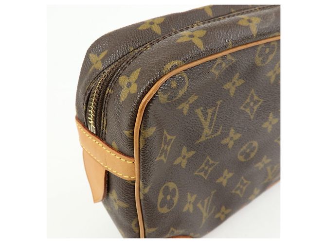 Louis Vuitton Monogram Compiegne 28 Pouch Clutch Bag Brown M51845 - vista 12