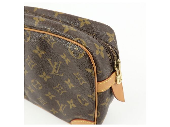 Louis Vuitton Monogram Compiegne 28 Pouch Clutch Bag Brown M51845 - vista 13