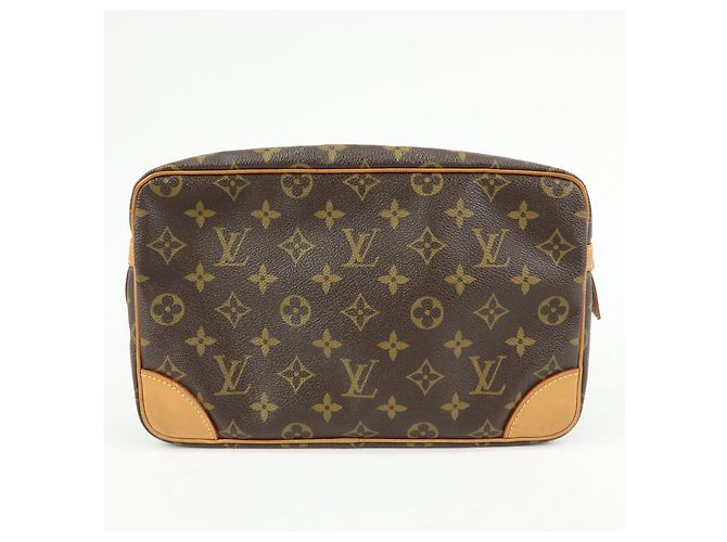 Louis Vuitton Monogram Compiegne 28 Pouch Clutch Bag Brown M51845 - vista 2