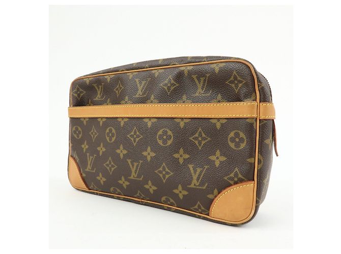 Louis Vuitton Monogram Compiegne 28 Pouch Clutch Bag Brown M51845 - vista 3