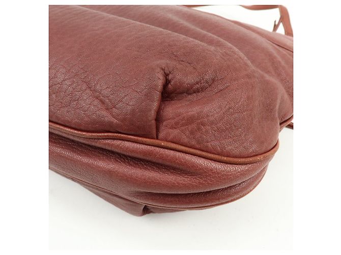 Borsa Tote in pelle Anagram LOEWE Borsa a tracolla Bordeaux - vista 12