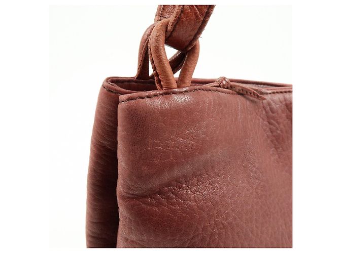 Borsa Tote in pelle Anagram LOEWE Borsa a tracolla Bordeaux - vista 13