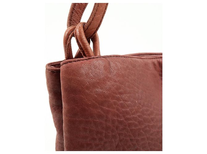 Borsa Tote in pelle Anagram LOEWE Borsa a tracolla Bordeaux - vista 15