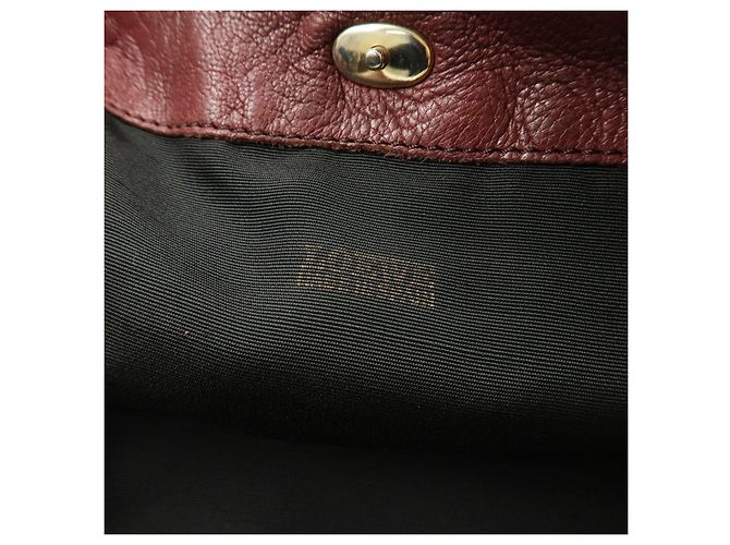 Borsa Tote in pelle Anagram LOEWE Borsa a tracolla Bordeaux - vista 24