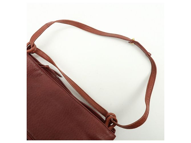 Borsa Tote in pelle Anagram LOEWE Borsa a tracolla Bordeaux - vista 6