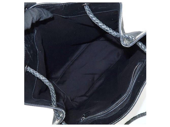Borsa Tote e Borsa a Tracolla GUCCI GG Canvas Leather Black 109141 - vista 18