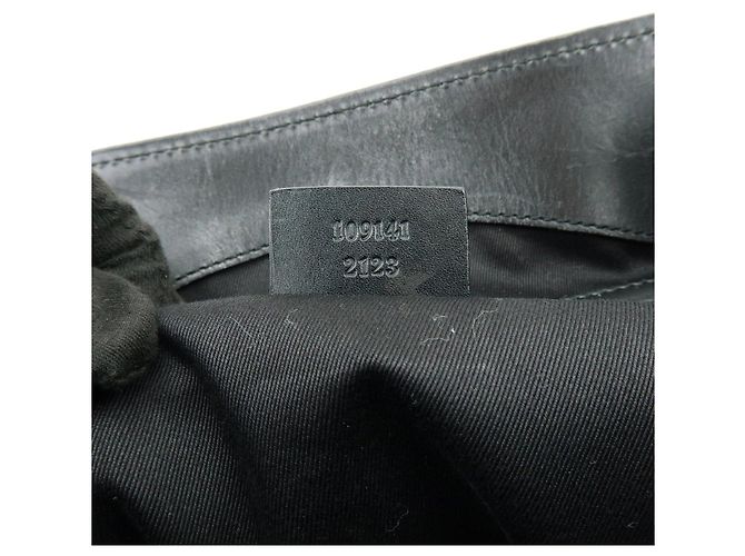 Borsa Tote e Borsa a Tracolla GUCCI GG Canvas Leather Black 109141 - vista 23