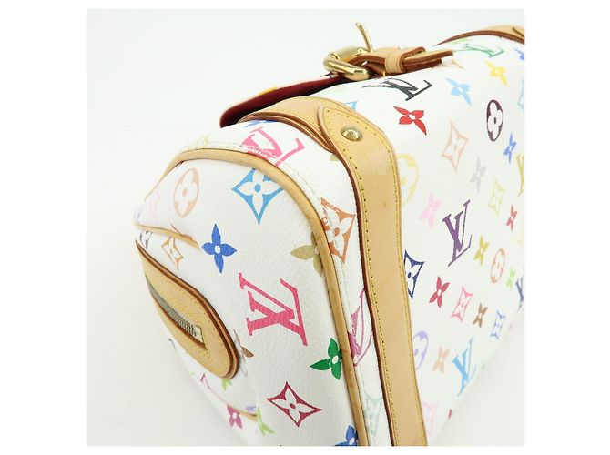 Borsa a mano Louis Vuitton Monogram Priscilla Multicolor Blanc M40096 - vista 10
