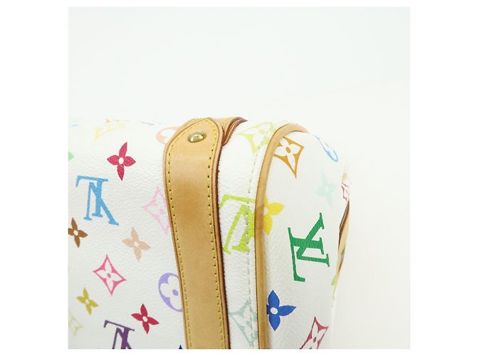 Borsa a mano Louis Vuitton Monogram Priscilla Multicolor Blanc M40096 - vista 13