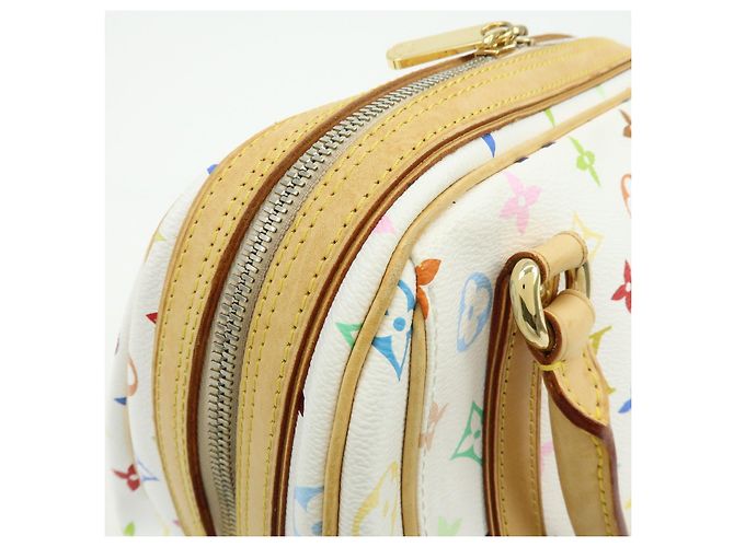 Borsa a mano Louis Vuitton Monogram Priscilla Multicolor Blanc M40096 - vista 16