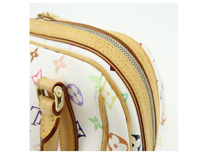 Borsa a mano Louis Vuitton Monogram Priscilla Multicolor Blanc M40096 - vista 17