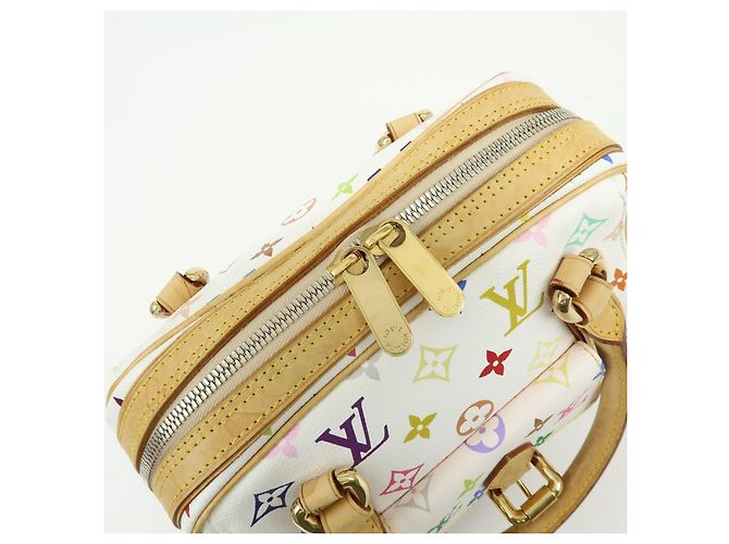 Borsa a mano Louis Vuitton Monogram Priscilla Multicolor Blanc M40096 - vista 18