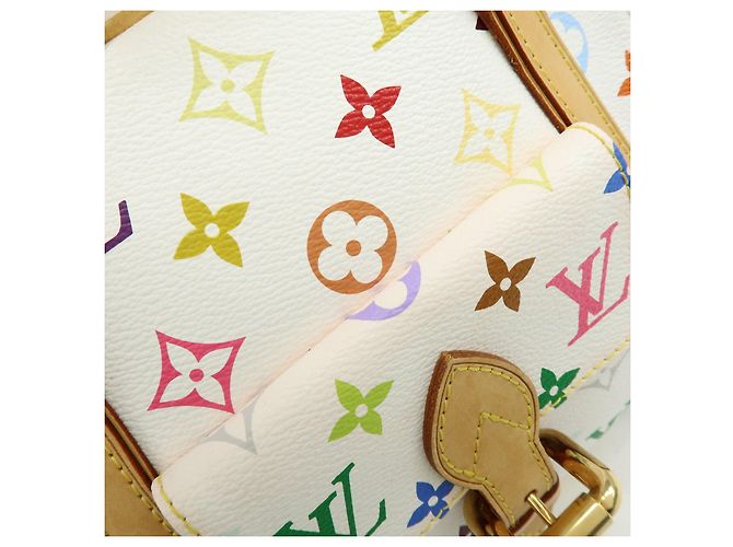 Borsa a mano Louis Vuitton Monogram Priscilla Multicolor Blanc M40096 - vista 19