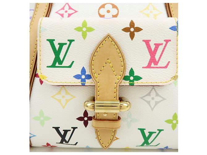 Borsa a mano Louis Vuitton Monogram Priscilla Multicolor Blanc M40096 - vista 20