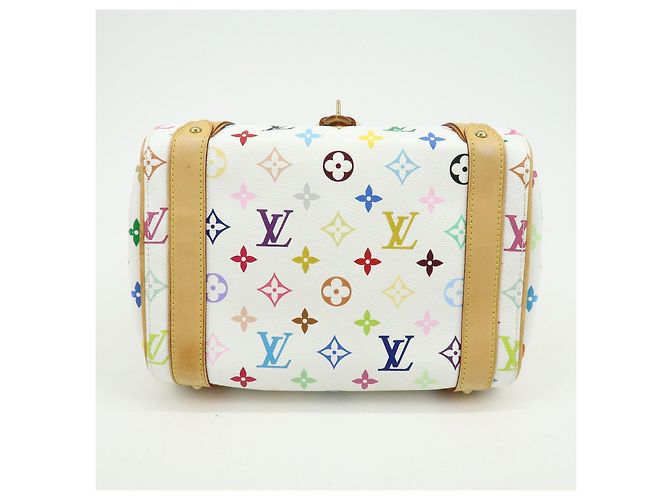 Borsa a mano Louis Vuitton Monogram Priscilla Multicolor Blanc M40096 - vista 5