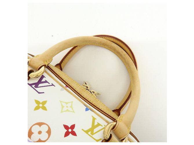 Borsa a mano Louis Vuitton Monogram Priscilla Multicolor Blanc M40096 - vista 6