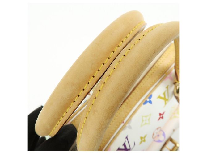 Borsa a mano Louis Vuitton Monogram Priscilla Multicolor Blanc M40096 - vista 8