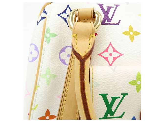 Borsa a mano Louis Vuitton Monogram Priscilla Multicolor Blanc M40096 - vista 9