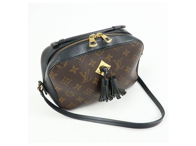 Borsa a tracolla Louis Vuitton Monogram Canvas Leather Saintonge M43555 - vista 4