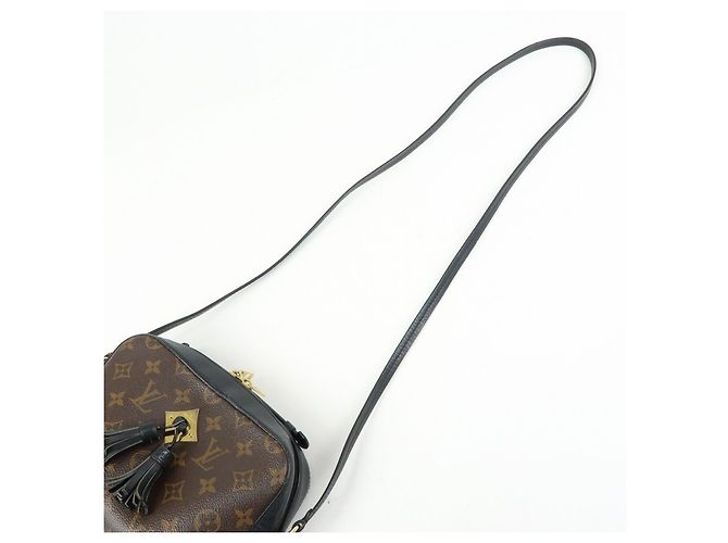 Borsa a tracolla Louis Vuitton Monogram Canvas Leather Saintonge M43555 - vista 6
