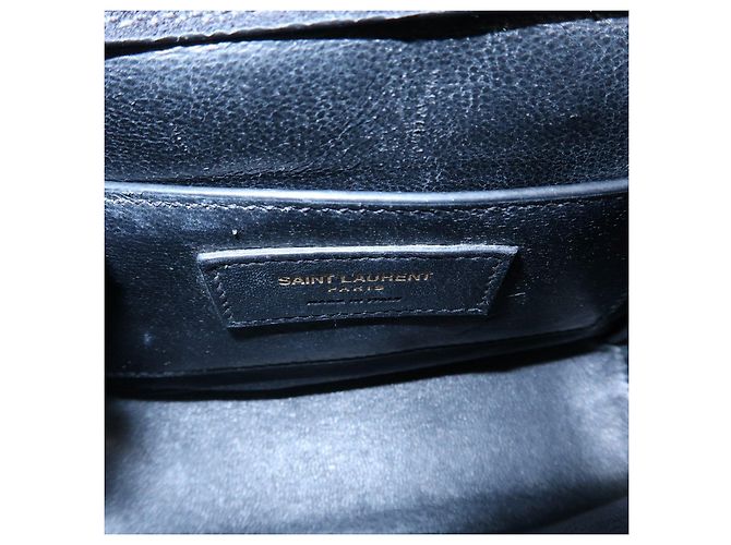 Autre Marque SAINT LAURENT PARIS Borsa a tracolla Vicky in pelle Borsa crossbody Oro - vista 24
