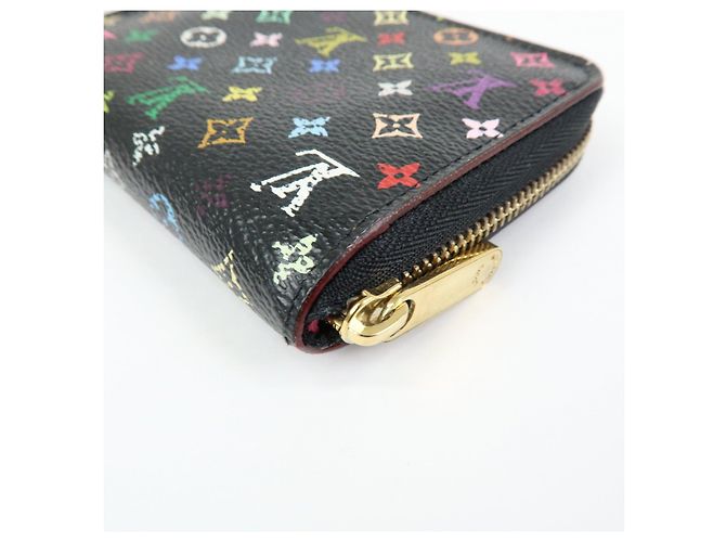 Louis Vuitton Monogram Multicolor Canvas Zippy Coin Purse M93740 - vista 9