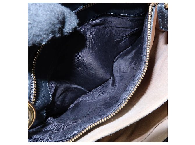 GUCCI Sylvie Sherry Canvas Leather 2Way Shoulder Bag Black 460331 - vista 22