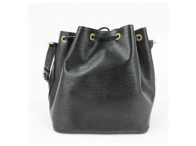 Borsa a tracolla Louis Vuitton Epi Petit Noe Noir Black M59012 - vista 2